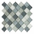 Andova Tiles SAMPLE Grandio 2 x 2 Beveled Glass Arabesque Tile SAM-ANDGRA410
